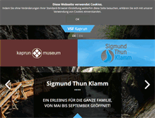 Tablet Screenshot of kaprunmuseum.at